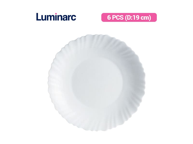 Luminarc Piring Kue Feston / 6 pcs