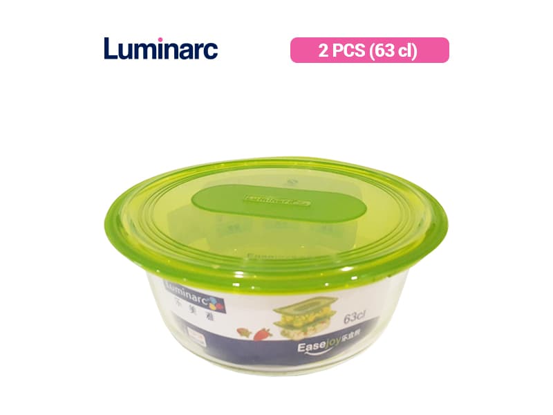 Luminarc Penyimpan Makanan Easejoy Rnd 63 Cl / 2 pcs