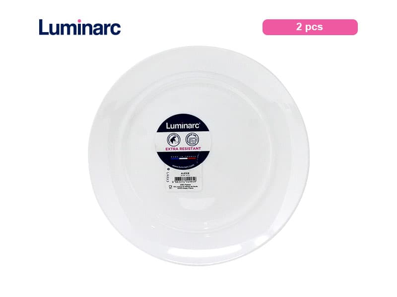Luminarc Piring Makan Alexie White Dinner plate / 2 pcs