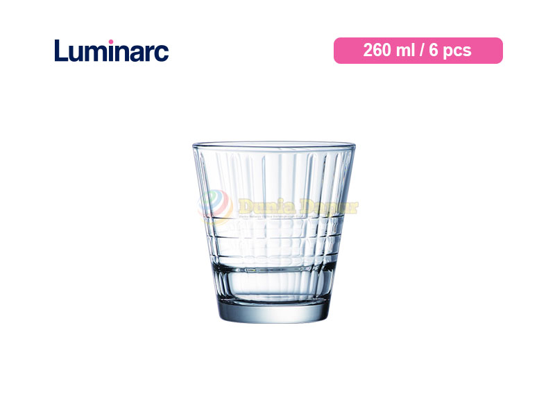Luminarc Stack Up Cross Tumbler FB 26 CL / 6 pcs