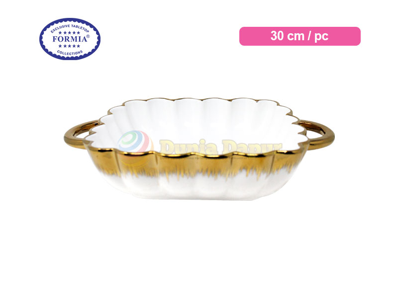 Formia Calabaza Square Dish W / Handle 30.3 X 22.2 X 6.2 / Pc