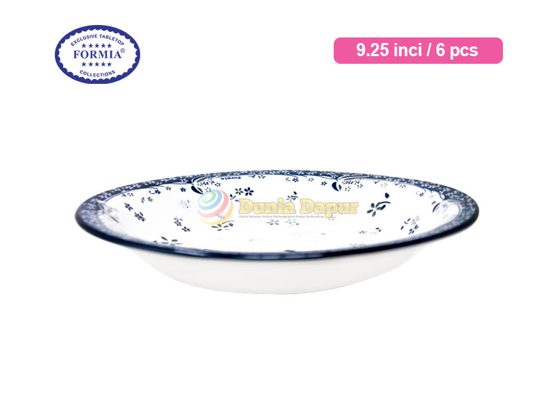 Formia Soup Plate 9.25 Inci Daffodil Blue / 6 pcs