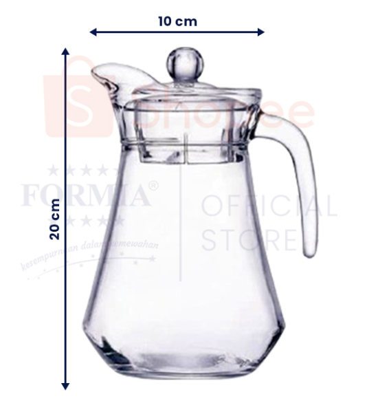 Formia Teko Amsterdam Jug 1.3 Liter - 6 Pcs